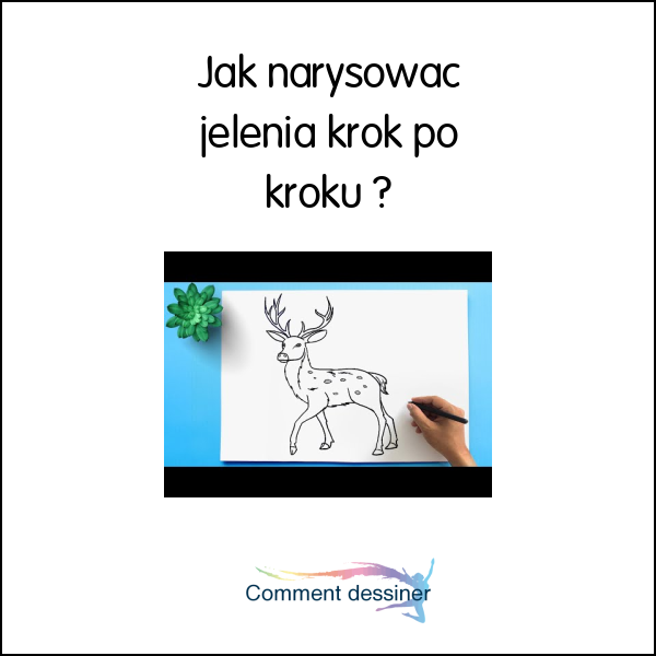 Jak narysować jelenia krok po kroku